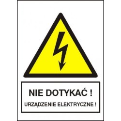 EG-tablice magnetyczna „NIE DOTYKAĆ! URZĄDZENIE ELEKTRYCZNE”