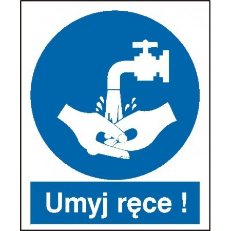 EG-tablice „Nakaz umycia rąk”