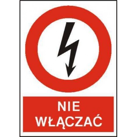 EG-tablice magnetyczna „NIE WŁĄCZAĆ”